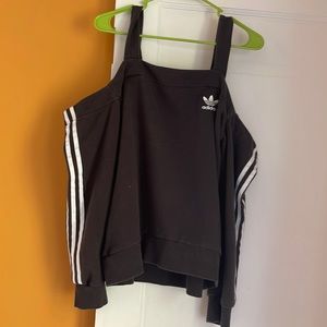 Adidas cold shoulder sweatshirt